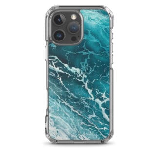 Ocean Water iPhone Case – Aesthetic Blue-Green Ocean Wave Phone Cover