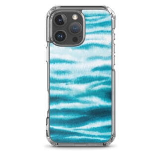 Watercolor Art Ocean Blue Water iPhone Case