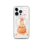 Holiday oranges Christmas tree iPhone 14 Pro MagSafe case with clear vibrant design.