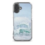 Calming sea waves and sky design for iPhone 16 Plus MagSafe case.