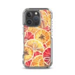 Christmas oranges design iPhone 16 Pro MagSafe case with vibrant artwork.