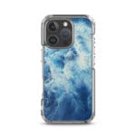Tranquil ocean surface design for iPhone 16 Pro MagSafe case.