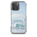 Tranquil turquoise ocean waves MagSafe case for iPhone 16 Pro Max.