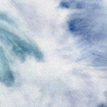 Detailed view of the delicate foam and swirling water in Whispering Wave, highlighting the serene rhythm of ocean waves.