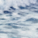 Signature of Kateryna Nazarenko on Whispering Wave watercolor painting, marking the authenticity of the original artwork.