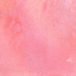 Artist's signature on "Pink Lakes of Ukraine" original watercolor painting, signed by Kateryna Nazarenko — authentic Ukrainian nature artwork.