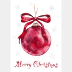 Red Christmas Ornament