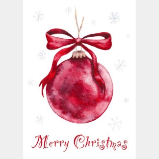 Red Christmas Ornament