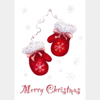 Red Winter Mittens