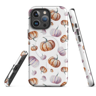Watercolor Pumpkin Autumn iPhone Case with MagSafe – iPhone 18, 17, 16, 15, 14