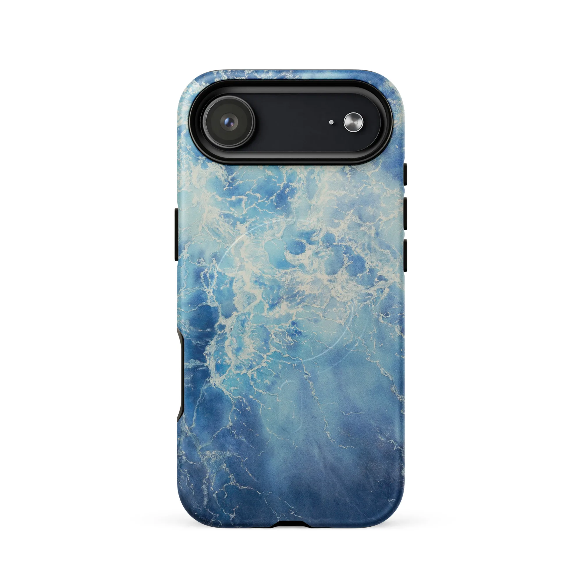 Blue Ocean watercolor iPhone 17 Air case with MagSafe matte